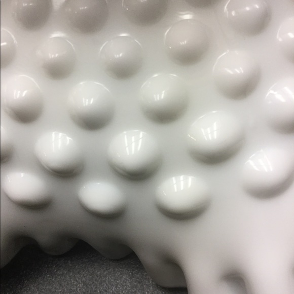 Fenton White Hobnail Pedestal Dish - Picture 4 of 6